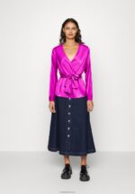 Anna Field kvinner bluse lilla P266L694 - Bilde 2