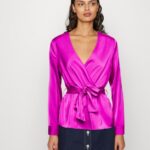 Anna Field kvinner bluse lilla P266L694