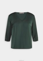 Anna Field kvinner bluse mørkegrønn P266L696 - Bilde 4