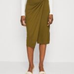 Anna Field kvinner blyantskjørt khaki P266L800