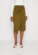 Anna Field kvinner blyantskjørt khaki P266L800
