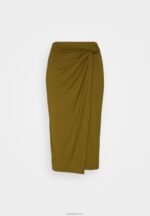 Anna Field kvinner blyantskjørt khaki P266L800 - Bilde 5