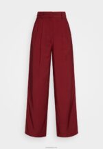 Anna Field kvinner bordeaux bukser P266L606 - Bilde 5
