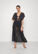 Anna Field kvinner brodert cover up 802 svart strandtilbehør 802 svart P266L739 - Bilde 2