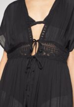 Anna Field kvinner brodert cover up 802 svart strandtilbehør 802 svart P266L739 - Bilde 5