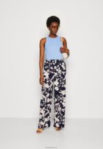 Anna Field kvinner bukse svart/off white/flerfarget P266L619 - Bilde 2