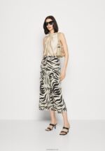 Anna Field kvinner bukse svart/off-white P266L622 - Bilde 2