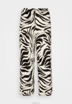 Anna Field kvinner bukse svart/off-white P266L622 - Bilde 5