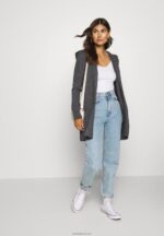 Anna Field kvinner cardigan mørkegrå melange P266L823 - Bilde 2