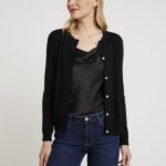 Anna Field kvinner cardigan svart P266L820
