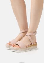 Anna Field kvinner espadriller lys rosa P266L1476
