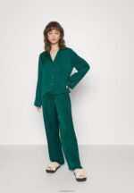 Anna Field kvinner gaveeske pj sett pyjamas grønn P266L1064 - Bilde 2
