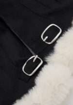 Anna Field kvinner hansker svart/off white P266L2855 - Bilde 2