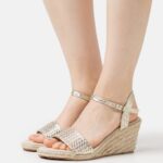Anna Field kvinner kile sandaler gull P266L1475