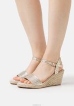 Anna Field kvinner kile sandaler gull P266L1475