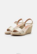 Anna Field kvinner kile sandaler gull P266L1475 - Bilde 3