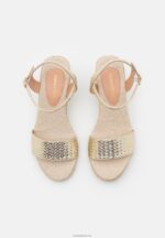 Anna Field kvinner kile sandaler gull P266L1475 - Bilde 6