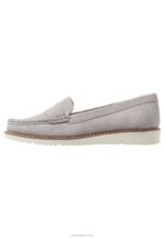 Anna Field kvinner komfort skinn slip-ons grå P266L1784 - Bilde 2
