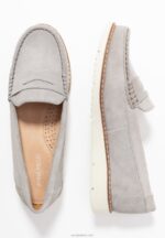 Anna Field kvinner komfort skinn slip-ons grå P266L1784 - Bilde 4