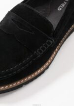 Anna Field kvinner komfort skinn slip-ons svart P266L1787 - Bilde 3