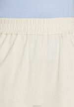 Anna Field kvinner lin mix shorts beige P266L857 - Bilde 6