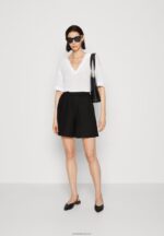 Anna Field kvinner lin mix shorts svart P266L858 - Bilde 2