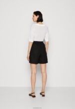 Anna Field kvinner lin mix shorts svart P266L858 - Bilde 3