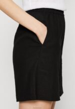 Anna Field kvinner lin mix shorts svart P266L858 - Bilde 6
