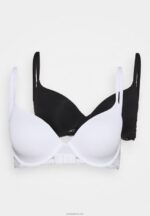 Anna Field kvinner nadine 2pp tshirt bh t-skjorte bh svart P266L929 - Bilde 6