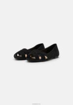 Anna Field kvinner peeptoe ballet pumps svart P266L2082 - Bilde 3