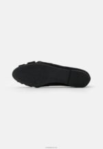 Anna Field kvinner peeptoe ballet pumps svart P266L2082 - Bilde 5