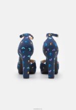 Anna Field kvinner plattformsandaler mørkeblå P266L1585 - Bilde 4
