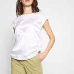 Anna Field kvinner print t-skjorte off-white P266L260