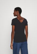 Anna Field kvinner print t-skjorte svart P266L249 - Bilde 3