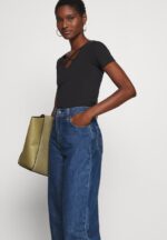 Anna Field kvinner print t-skjorte svart P266L249 - Bilde 5