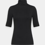 Anna Field kvinner print t-skjorte svart P266L251