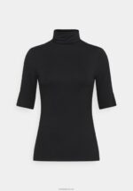 Anna Field kvinner print t-skjorte svart P266L251