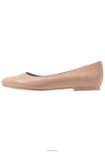 Anna Field kvinner skinn ballett pumps beige P266L2069 - Bilde 2