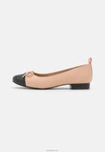Anna Field kvinner skinn ballett pumps beige P266L2073 - Bilde 2