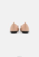 Anna Field kvinner skinn ballett pumps beige P266L2073 - Bilde 4