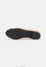Anna Field kvinner skinn ballett pumps beige P266L2073 - Bilde 5