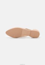 Anna Field kvinner skinn ballett pumps beige P266L2086 - Bilde 5