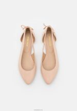 Anna Field kvinner skinn ballett pumps beige P266L2086 - Bilde 6