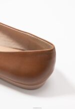Anna Field kvinner skinn ballett pumps cognac P266L2066 - Bilde 3