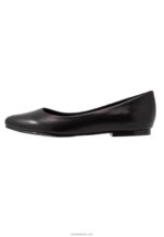Anna Field kvinner skinn ballett pumps svart P266L2077 - Bilde 2