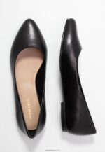 Anna Field kvinner skinn ballett pumps svart P266L2077 - Bilde 4