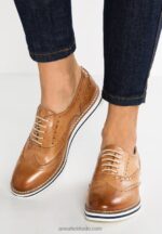Anna Field kvinner skinn casual blonder cognac P266L1849