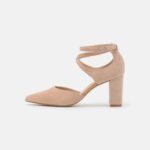 Anna Field kvinner skinn høye hæler beige P266L1606