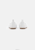 Anna Field kvinner skinn komfort ballett pumps hvit P266L2100 - Bilde 4