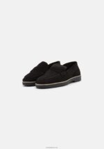 Anna Field kvinner skinn slip-ons svart P266L1794 - Bilde 2